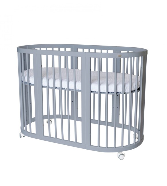 levin felin Detská rastúca postieľka SMART BED OVAL 9v1, šedá, 60oval