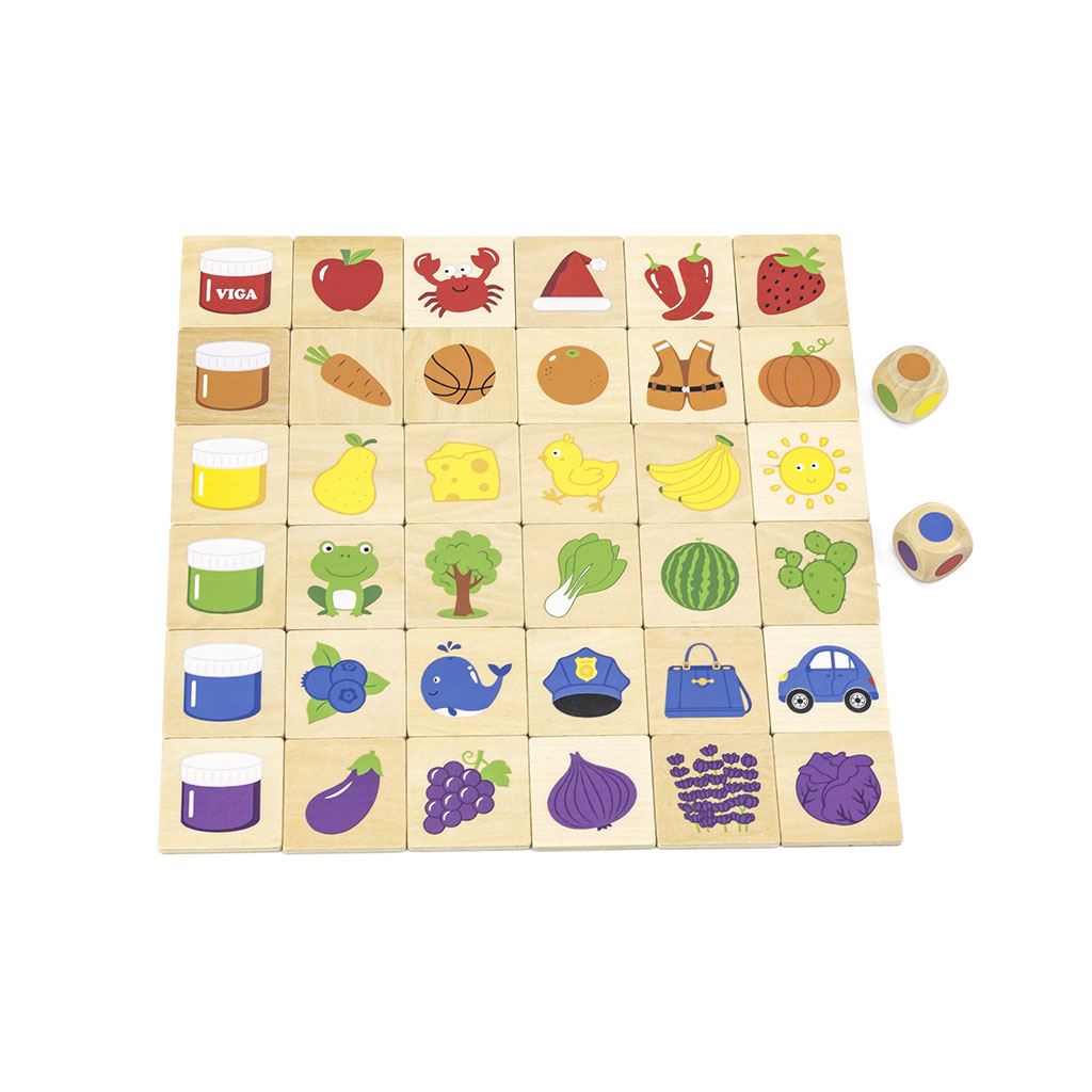E-shop Drevené puzzle Farby Viga - 51802