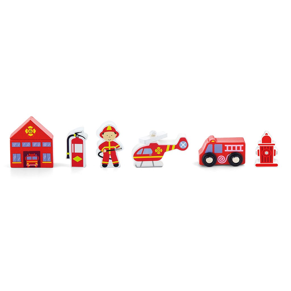 E-shop Drevené figúrky pre deti Viga Fireman - 51840