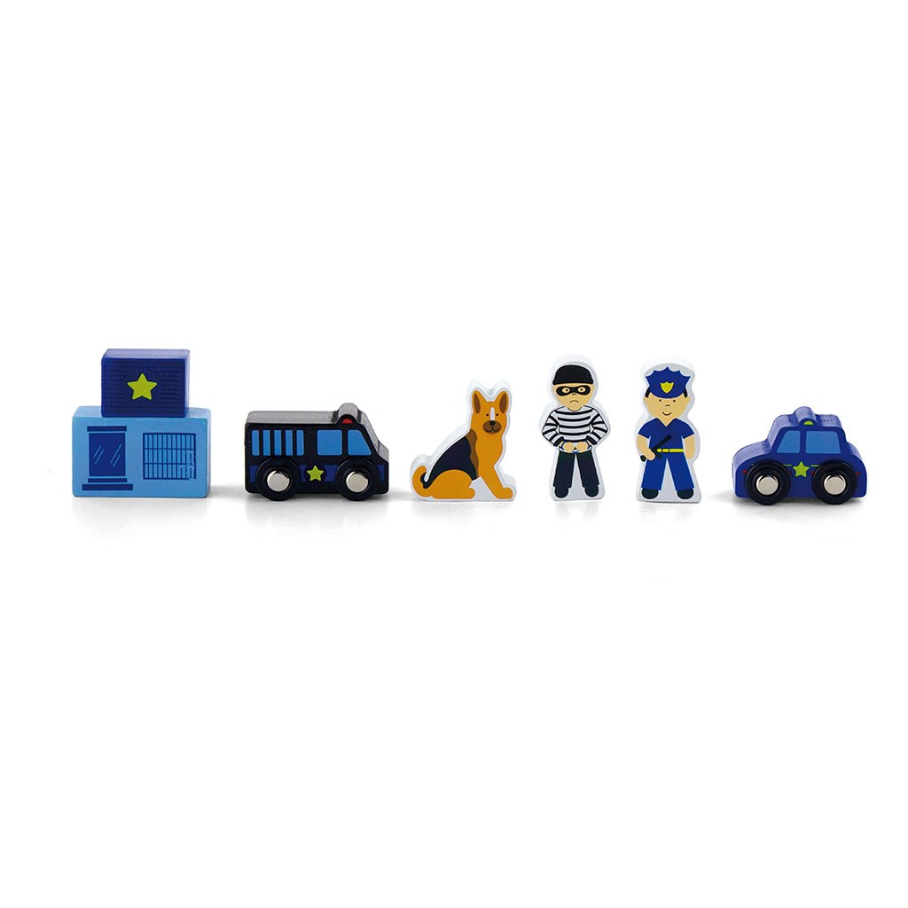 E-shop Drevené figúrky pre deti Viga Police - 51844