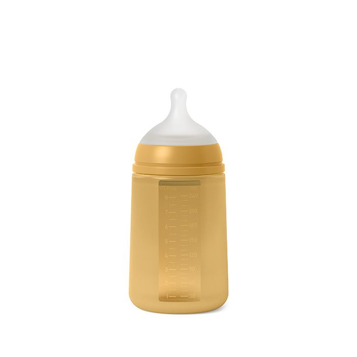 E-shop SUAVINEX | DOJČENSKÁ FĽAŠA 240 ml M COLOUR ESSENCE - okrová