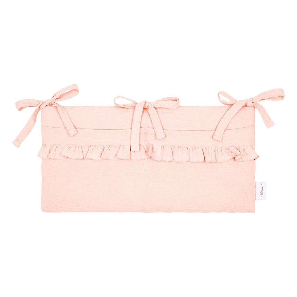 E-shop Vreckár na postieľku Belisima Mušelín old pink - 52103