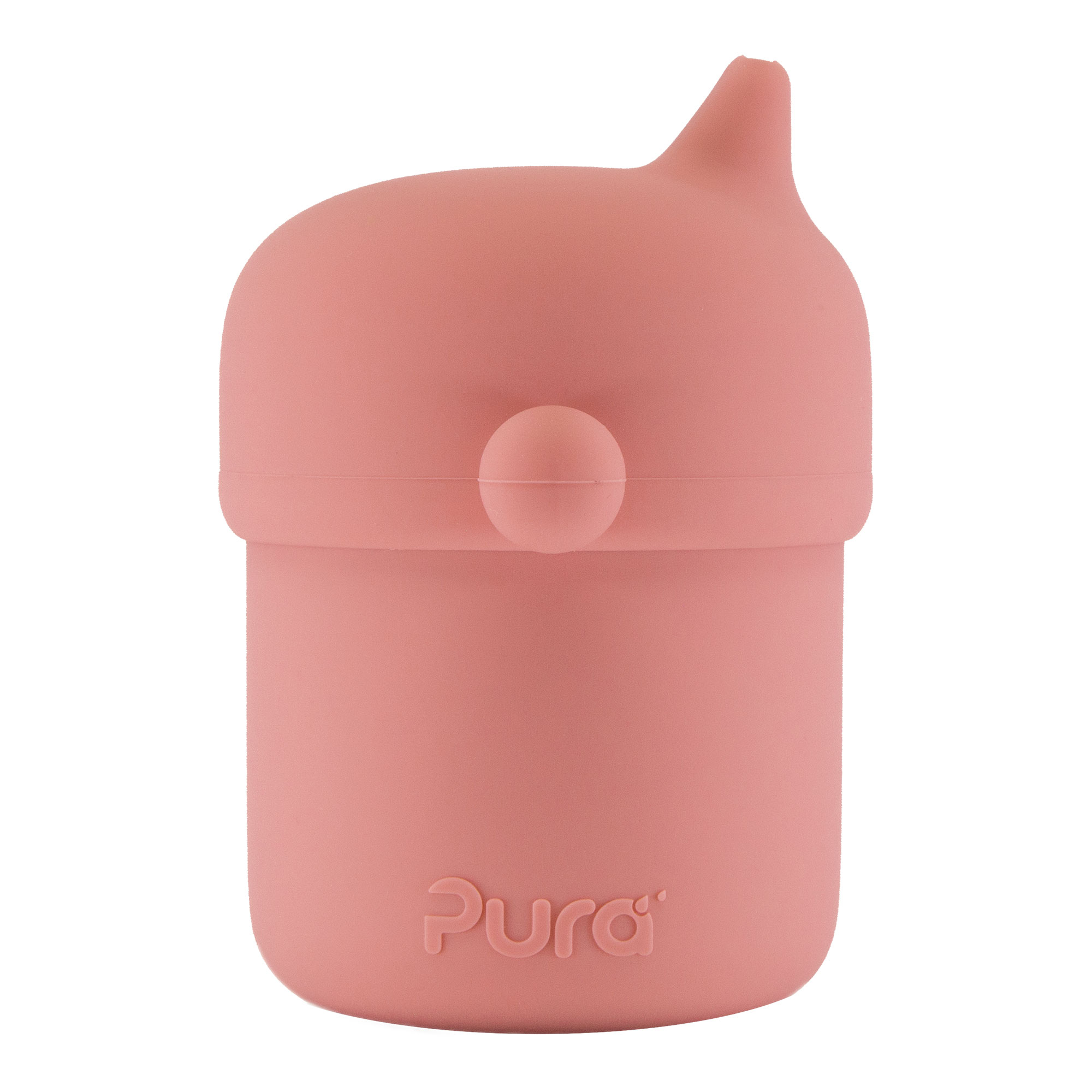 Pura my-my silikónový pohárik s náustkom,Rose