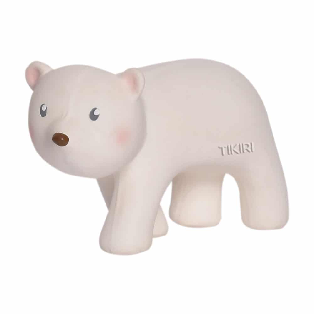 Tikiri Arctic - hrkálka a hryzátko z prírodnej gumy,Ľadový medveď