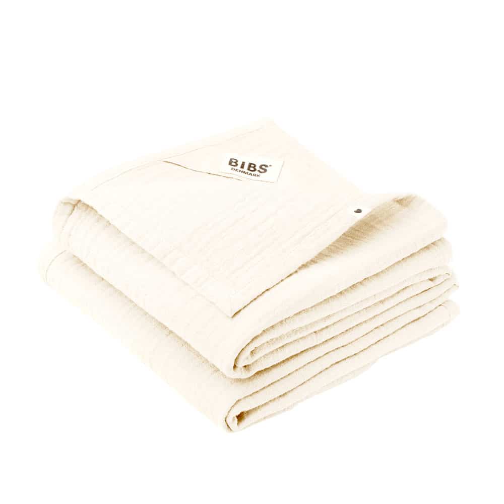 BIBS mušelínové plienky z BIO bavlny 2ks,Ivory