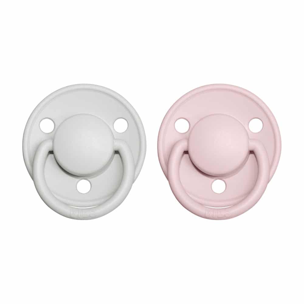 BIBS De Lux cumlíky z prírodného kaučuku 2ks - veľkosť 2,Haze / Blossom
