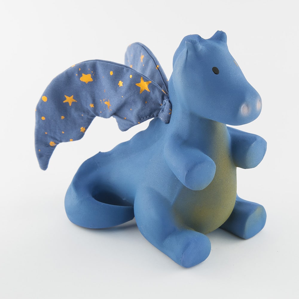 E-shop Tikiri rozprávkový drak z prírodnej kaučukovej gumy,Tmavý