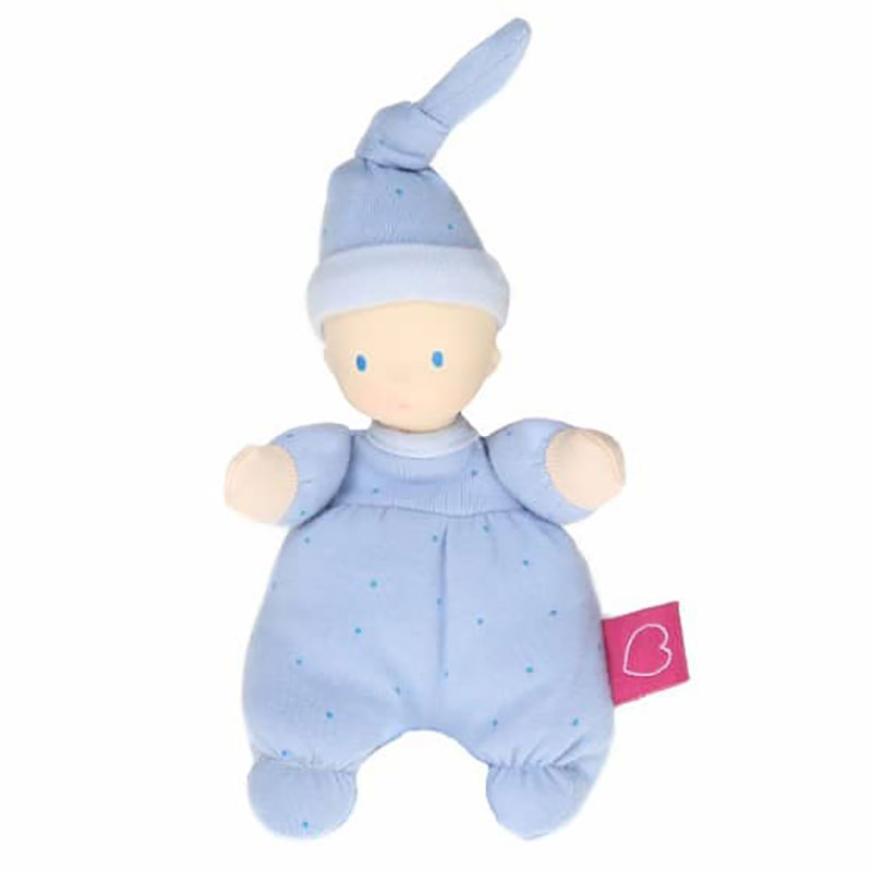 E-shop Bonikka Mini bábika miláčik - 15cm,modrá