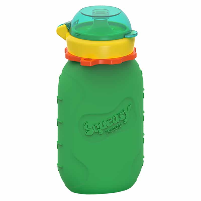 Squeasy Gear silikónová kapsička 180 ml,zelená