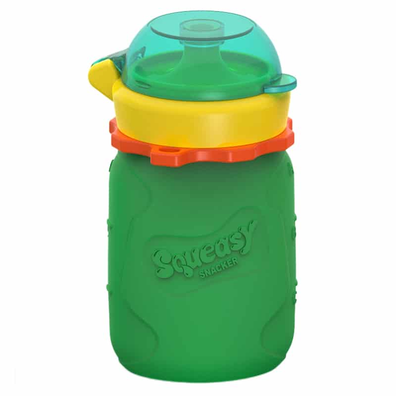 Squeasy Gear silikónová kapsička 104 ml,zelená