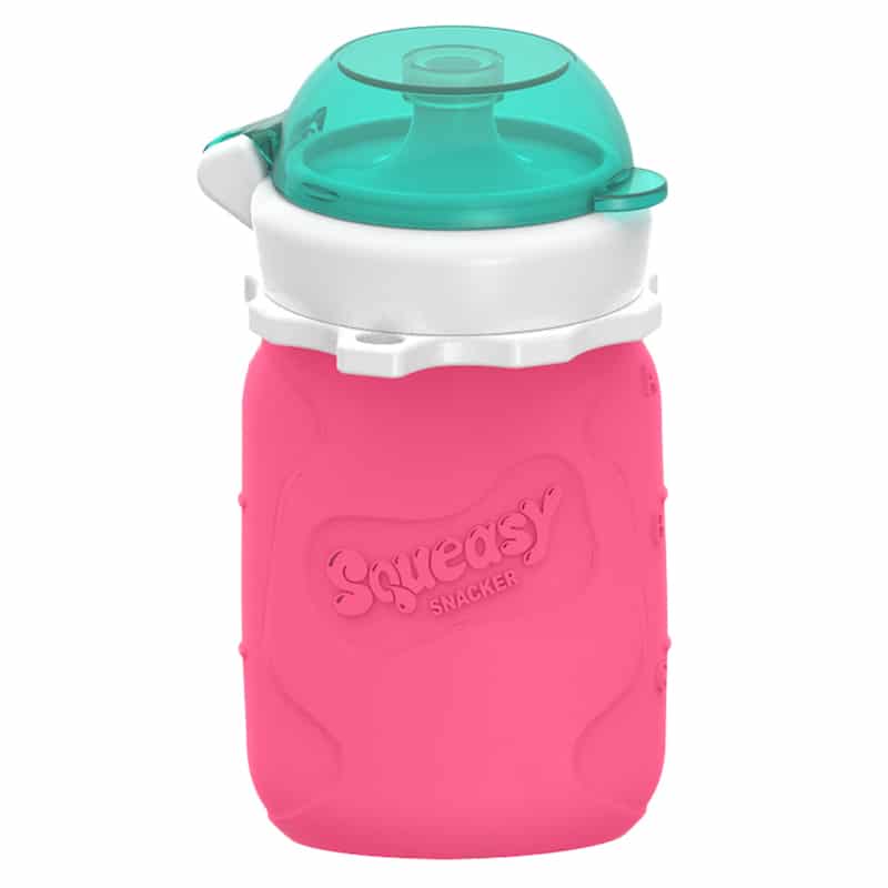 Squeasy Gear silikónová kapsička 104 ml,ružová