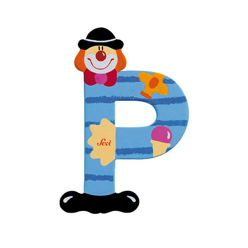 E-shop SEVI Písmenko P - Klaun