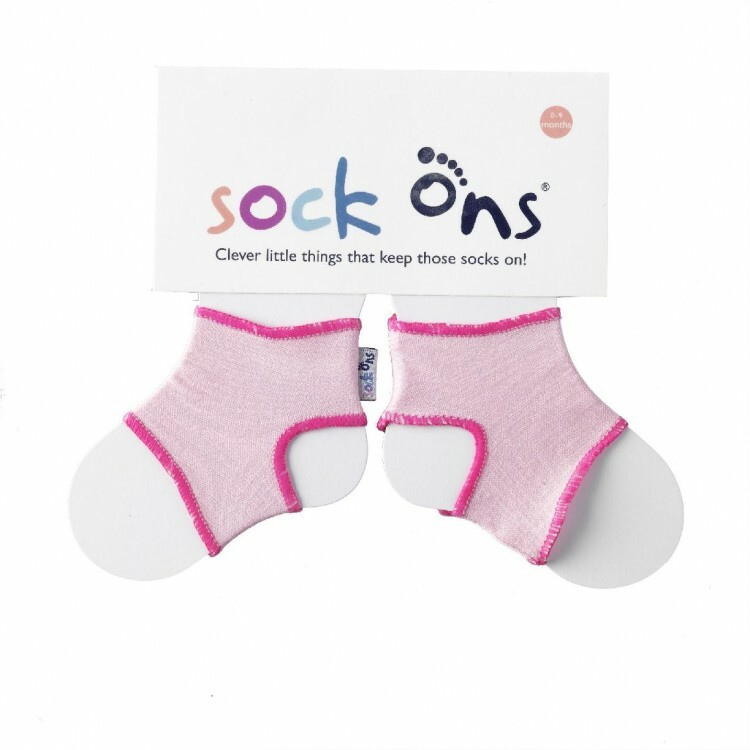 E-shop Sock Ons Návleky ne detské ponožky, Baby Pink - Veľkosť 6-12m
