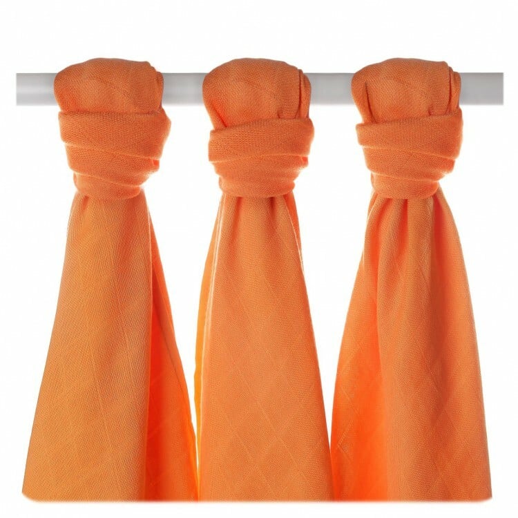 E-shop XKKO BMB Bambusová plienka Colours 70x70 - Orange (3ks)