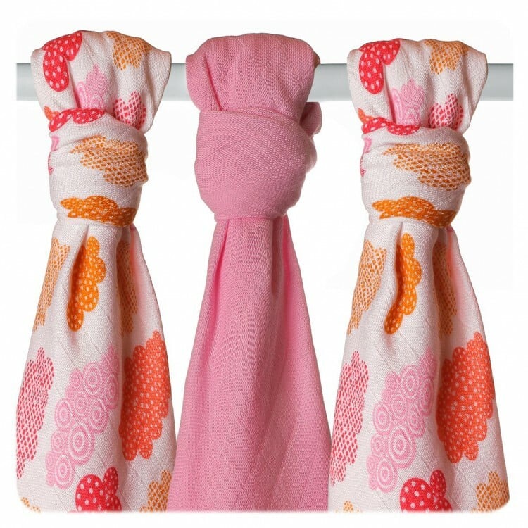 E-shop XKKO BMB Bambusová plienka Heaven For Girls, 70x70, (3ks)