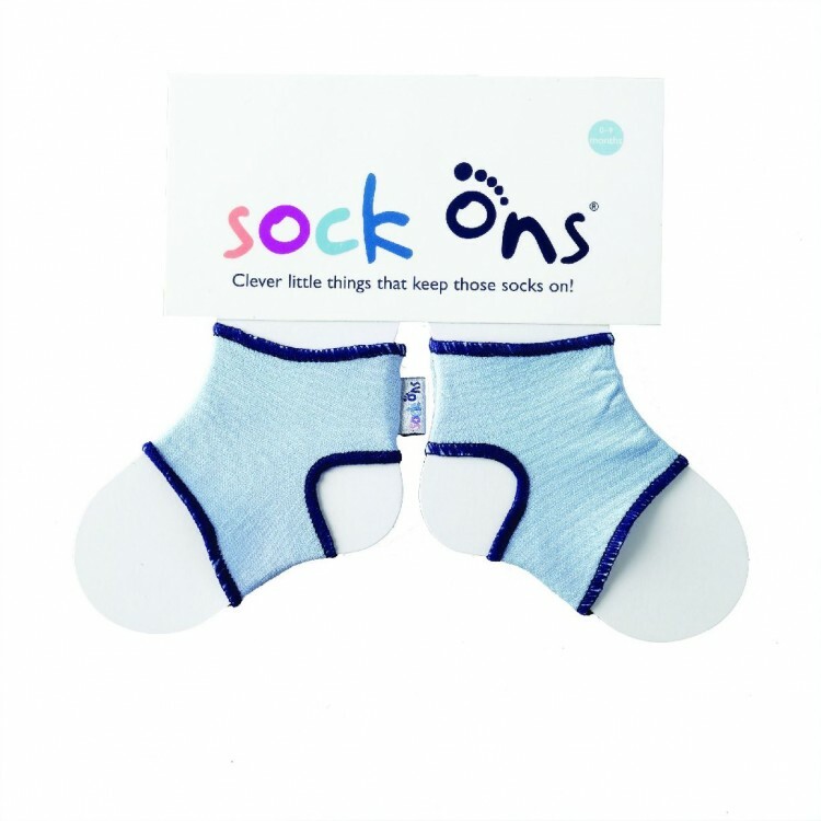 E-shop Sock Ons Návleky ne detské ponožky, Baby Blue - Veľkosť 0-6m