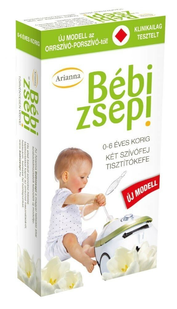 E-shop Arianna ergonomická odsávačka hlienov s čistiacou kefkou na vysávač
