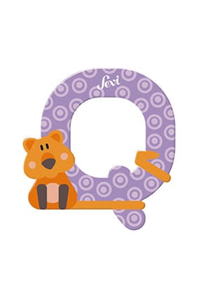 E-shop SEVI Písmenko Q - Zvieratko