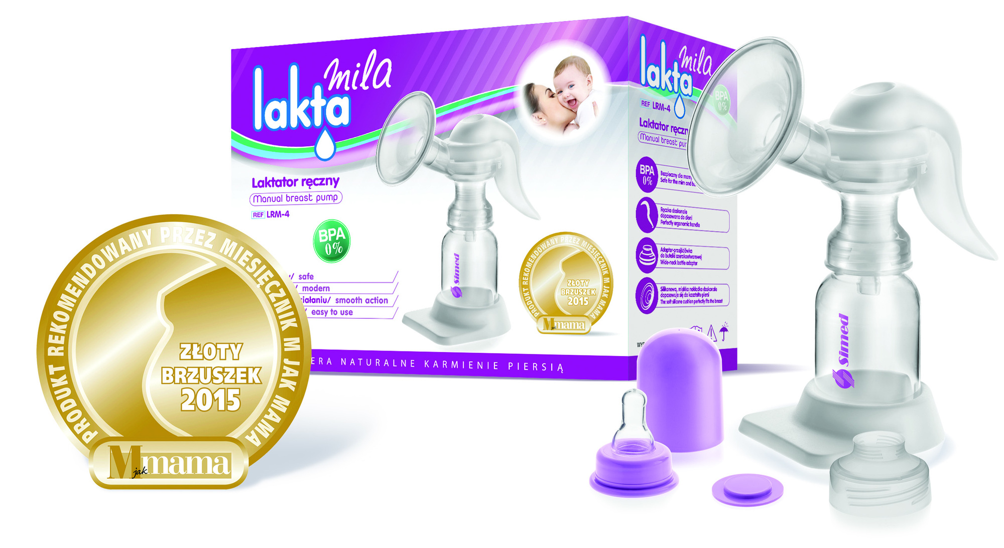 E-shop SIMED LAKTA MILA Manuálna odsávačka mlieka