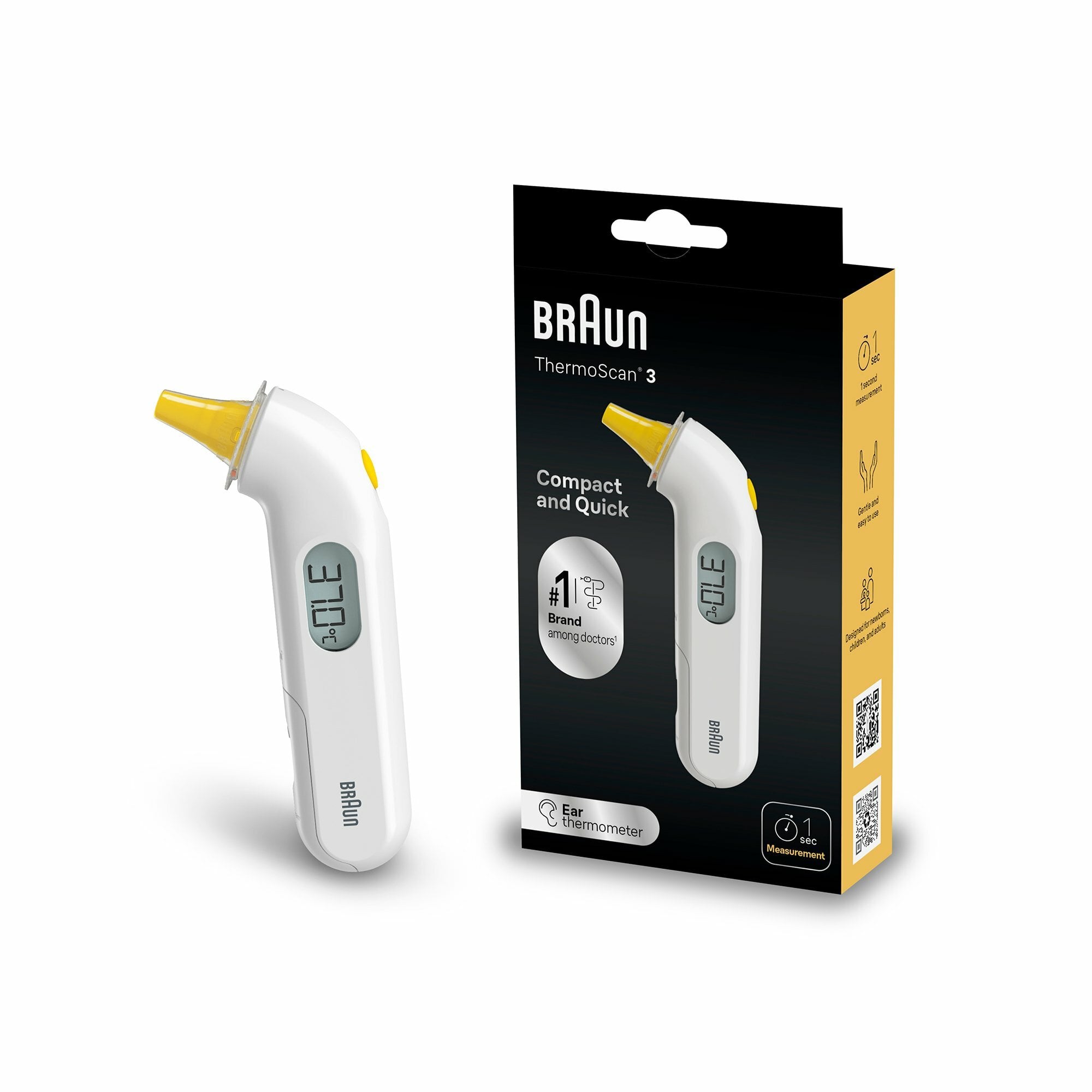 E-shop BRAUN ThermoScan 3 IRT3030 Rýchly ušný teplomer (1s meranie)
