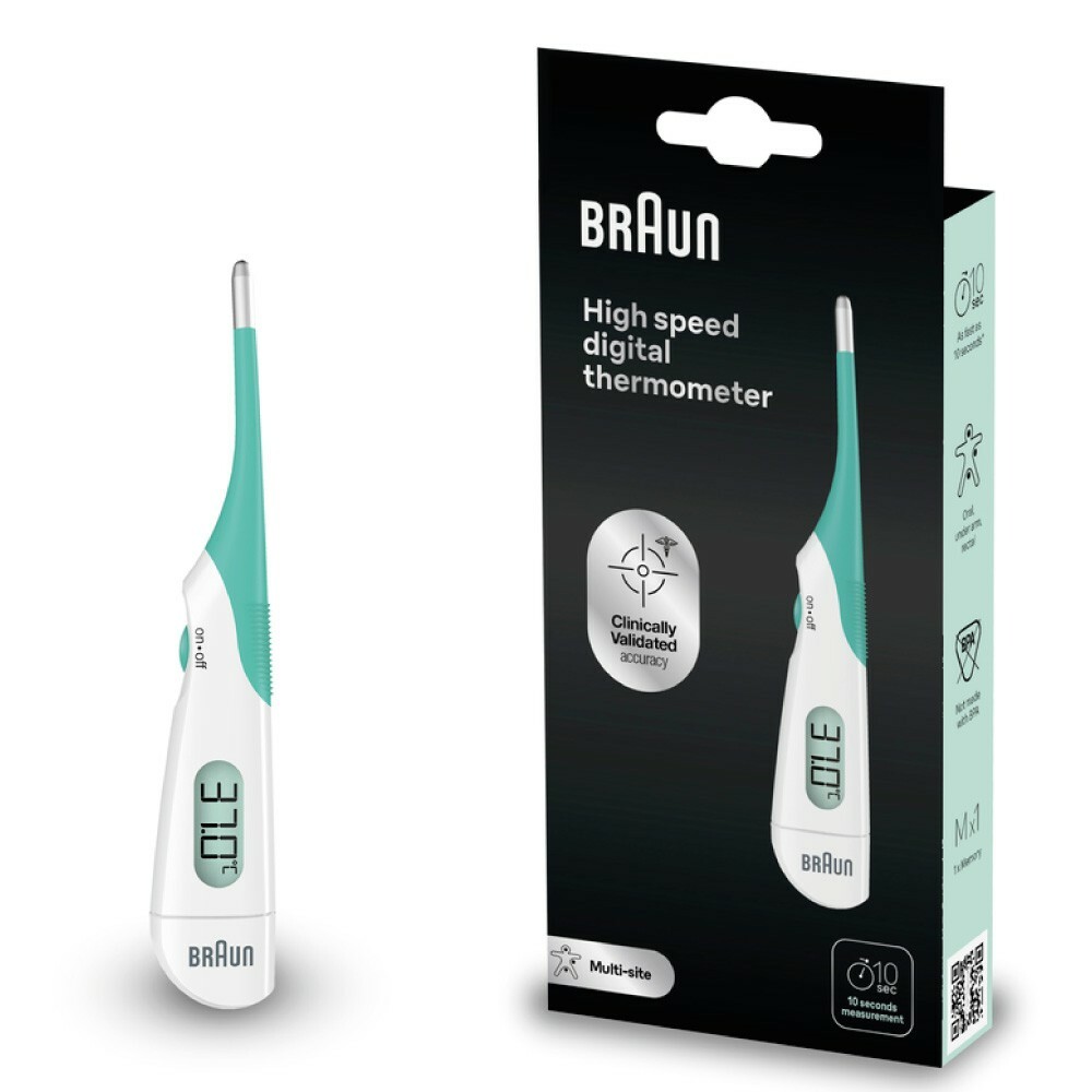 E-shop Braun PRT 1000 Rýchly digitálny teplomer s ohybnou špičkou