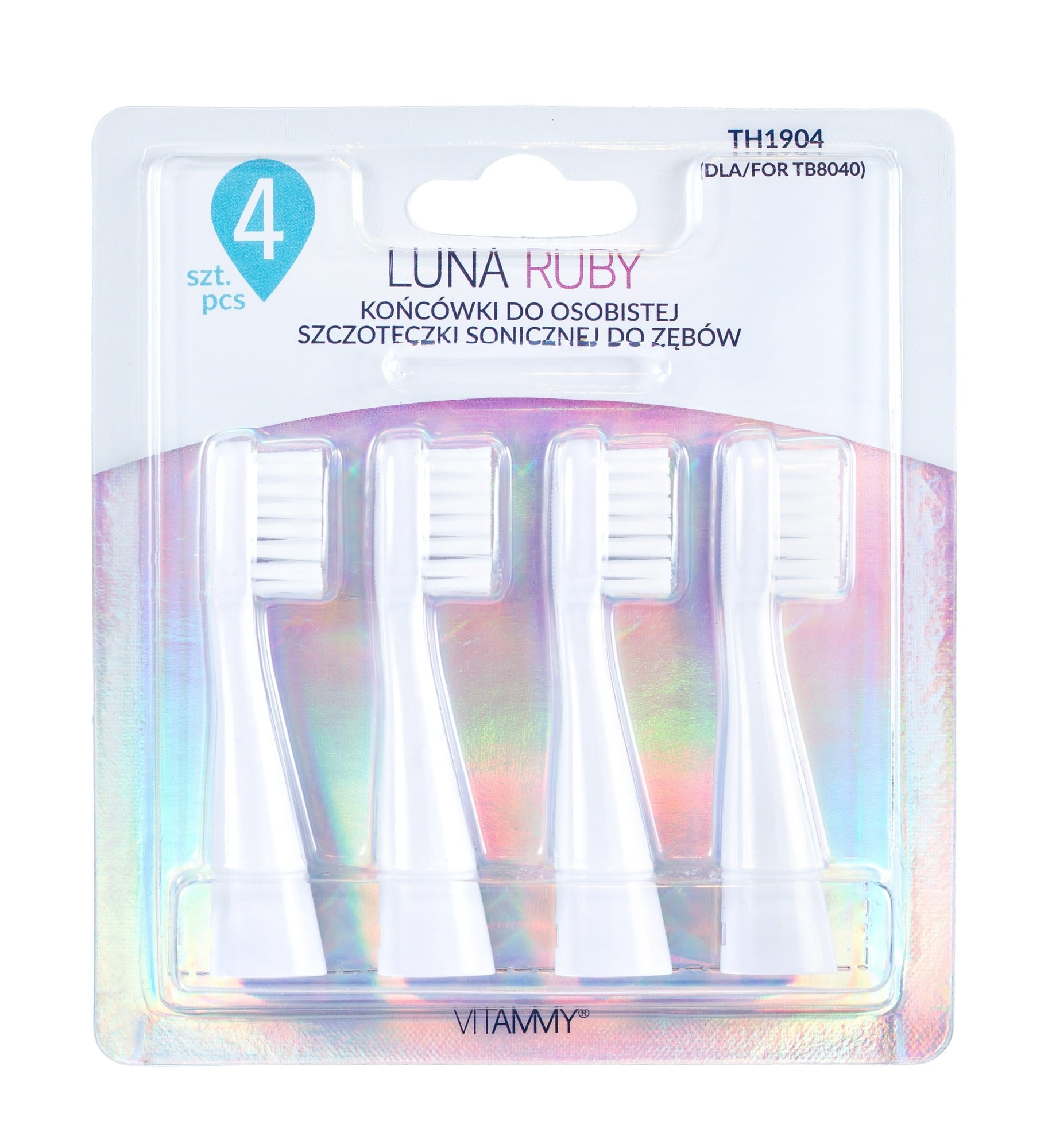E-shop VITAMMY LUNA Náhradné násady na zubnú kefku LUNA/RUBY
