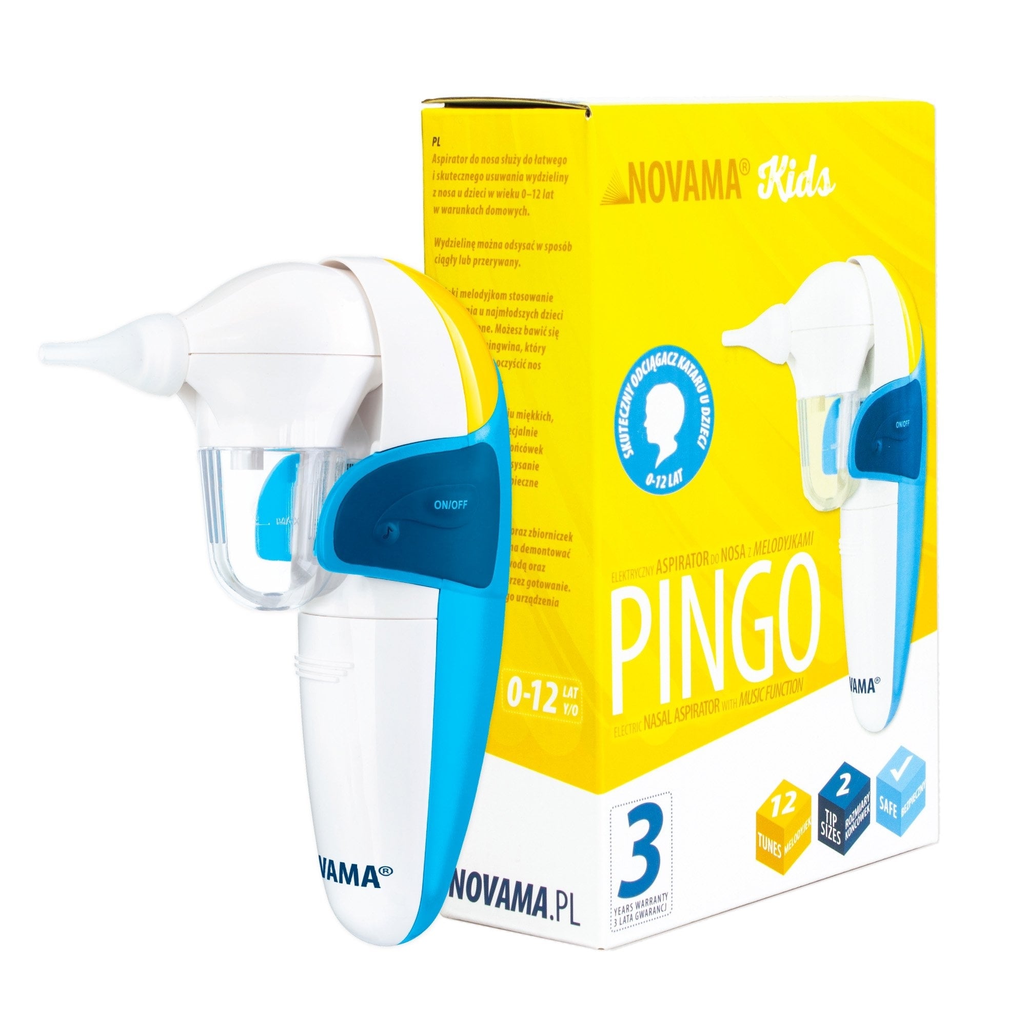 E-shop NOVAMA PINGO Elektrická odsávačka hlienov