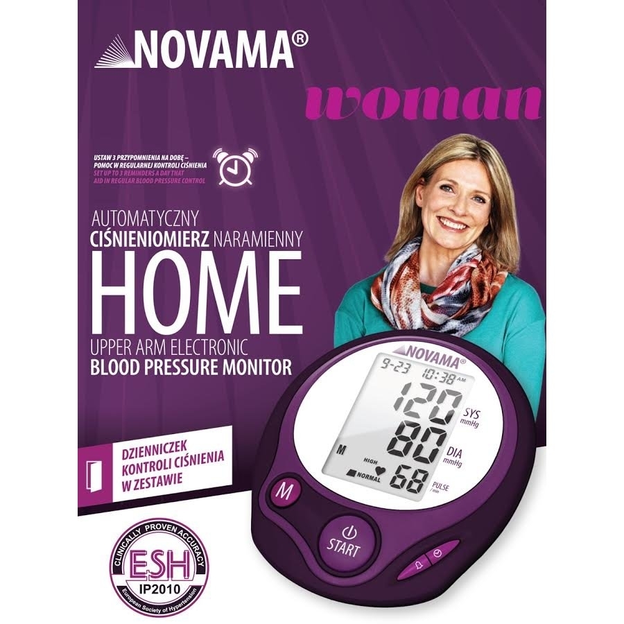 E-shop NOVAMA HOME WOMAN Ramenný tlakomer pre ženy s ESH a IHB