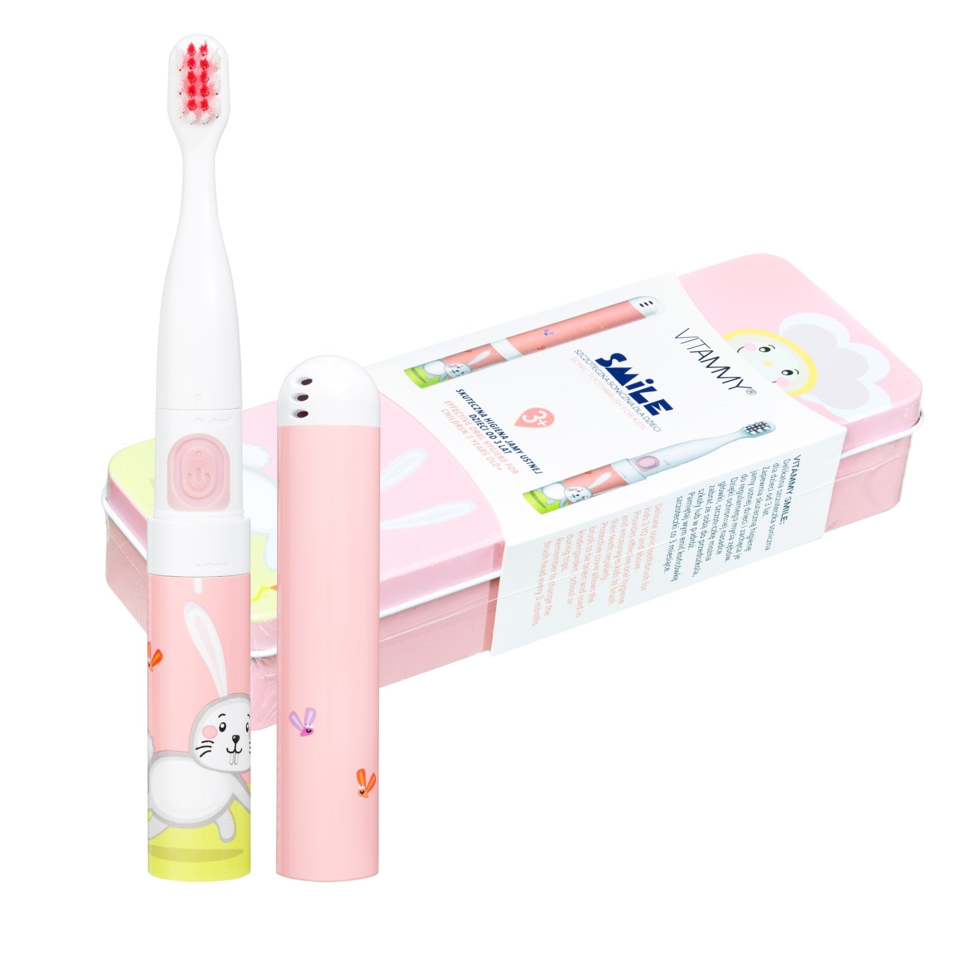 E-shop VITAMMY SMILE detská sonická zubná kefka, zajko, od 3 rokov