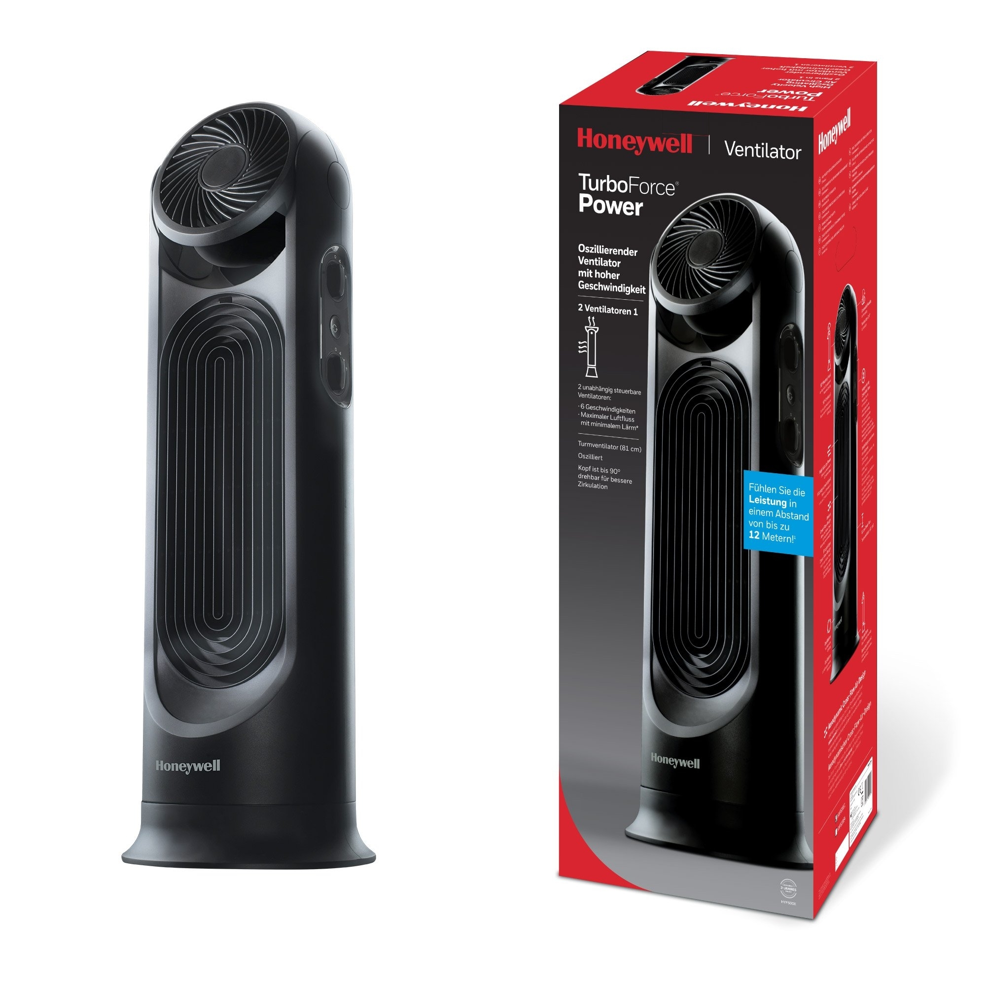 E-shop Honeywell HYF 500E4 Stĺpový ventilátor s osciláciou
