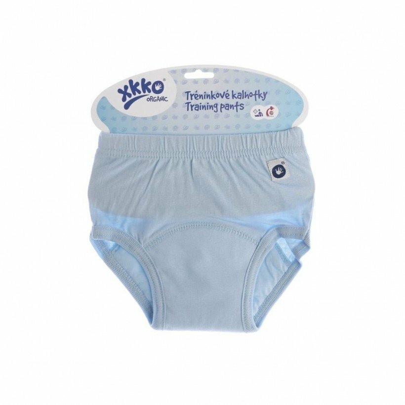 E-shop XKKO Tréningové nohavičky Organic - Modré, veľkosť S