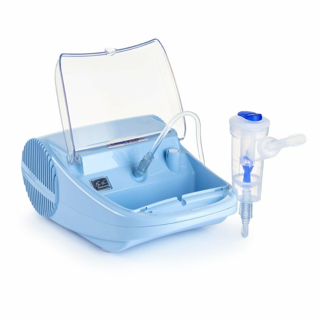 E-shop FLAEM DELPHINUS Pneumatický piestový inhalátor s nebulizérom