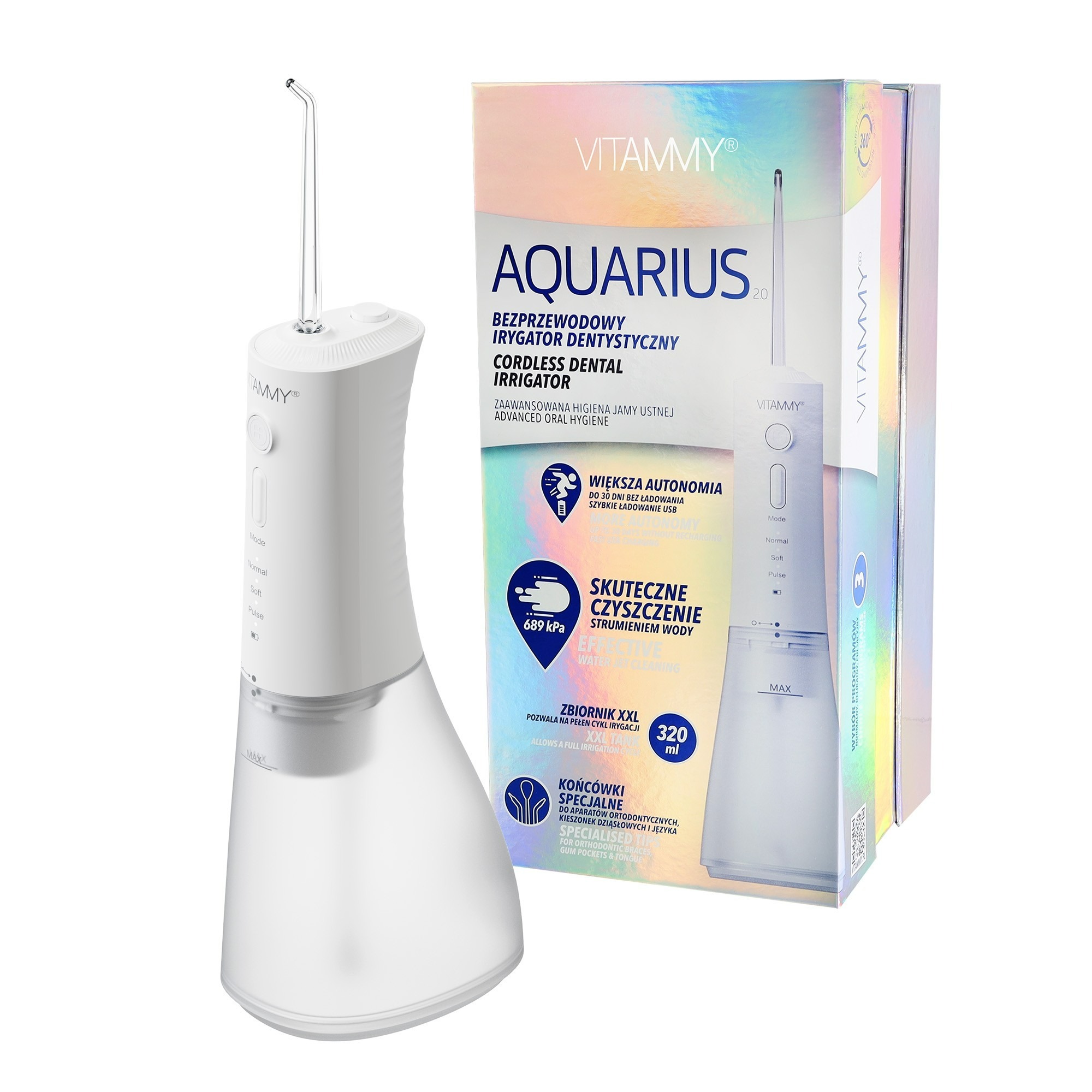 E-shop VITAMMY AQUARIUS zubná sprcha