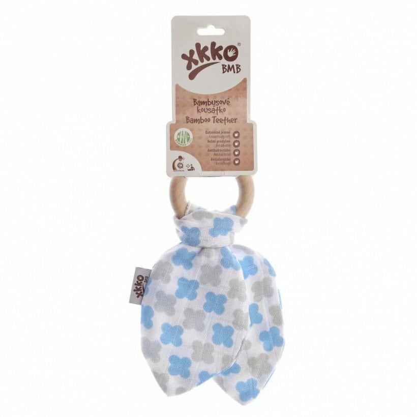 E-shop XKKO BMB Hryzátko Lístky - Baby Blue Cross