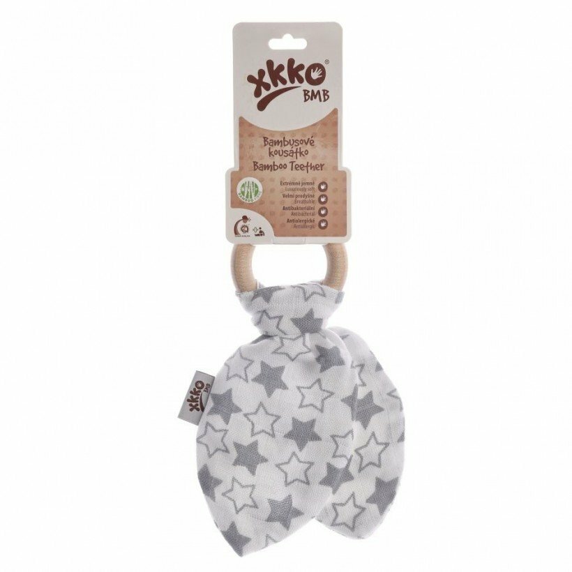 E-shop XKKO BMB Hryzátko Lístky - Silver Little stars