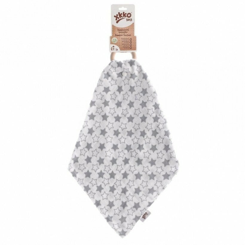 E-shop XKKO Hryzátko BMB s plienkou - Silver Little Stars