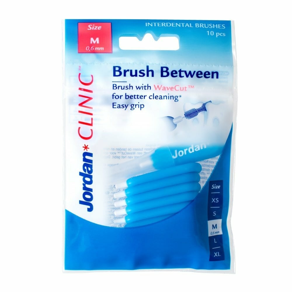 E-shop Jordan Clinic Brush Between Medzizubné kefky, M-0.6 mm, 10 ks