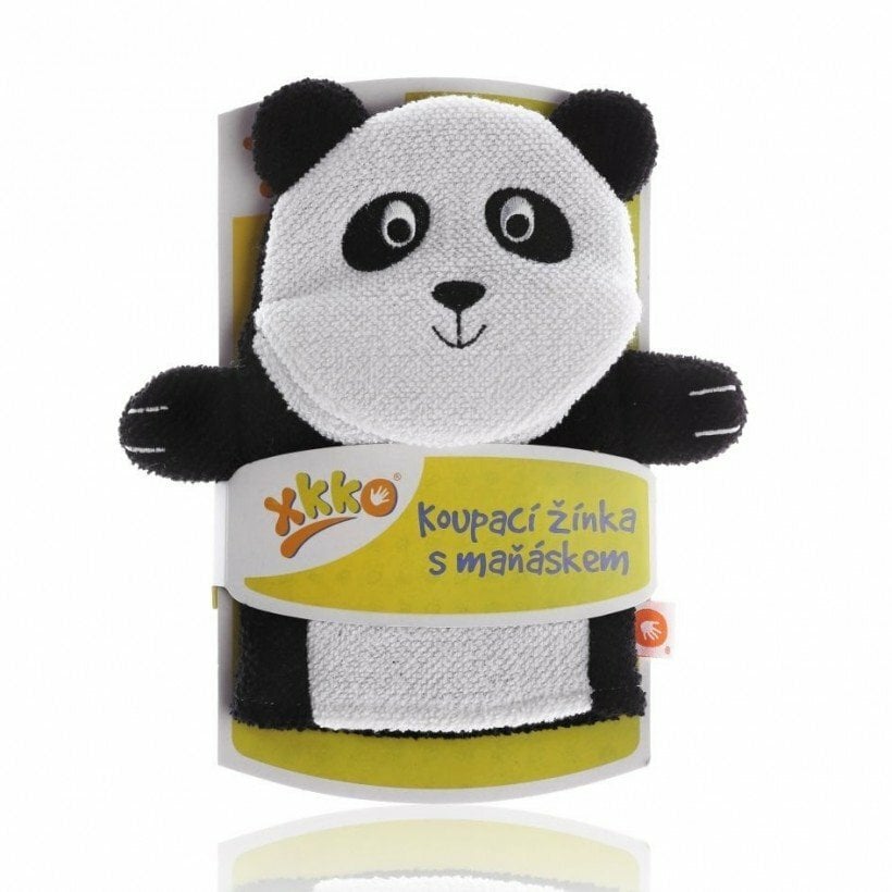 E-shop XKKO Rukavica na kúpanie s bábkou - Panda