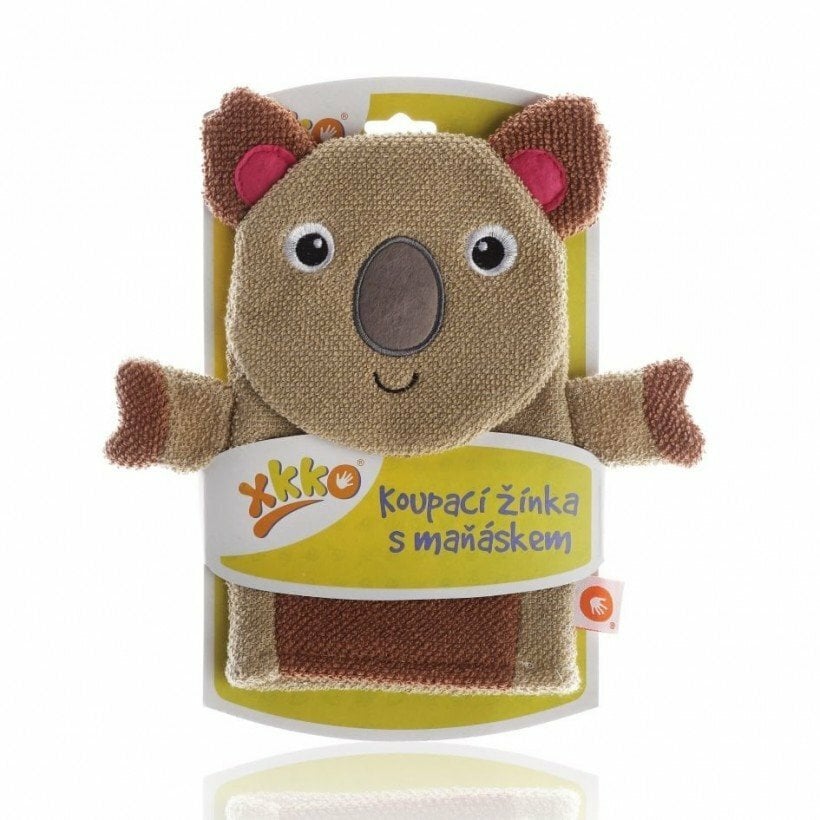 E-shop XKKO Rukavica na kúpanie s bábkou - Koala