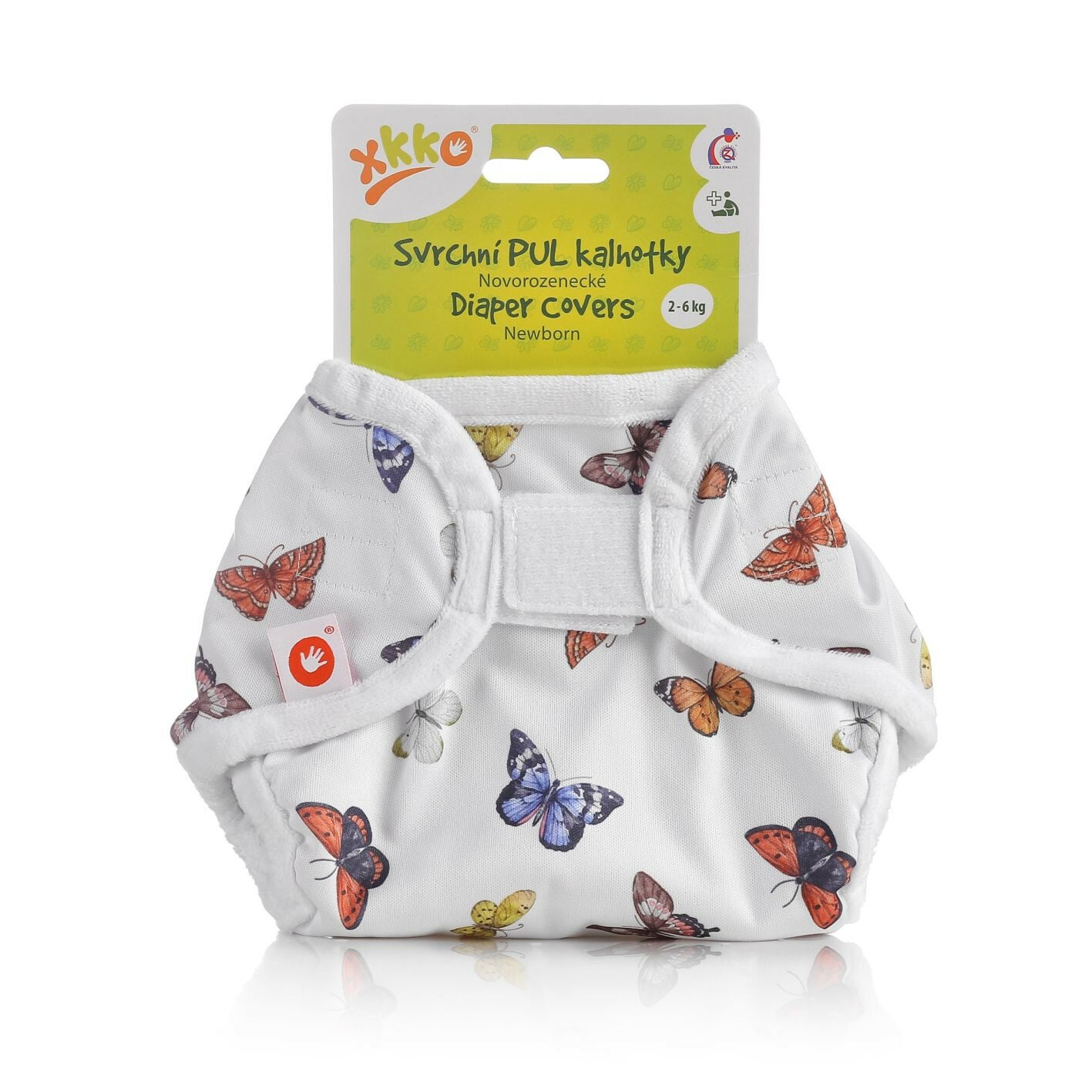 E-shop XKKO Vrchné plienkové nohavičky, Newborn - Butterflies