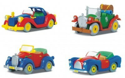 E-shop Disney Autíčko z Káčerova, Séria 1 - Mickey, Scrooge, Donald, Goofy 1:64, 1ks