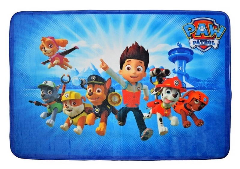 E-shop Nickelodeon Detský koberec, ultra mäkký, Paw Patrol 100x150cm