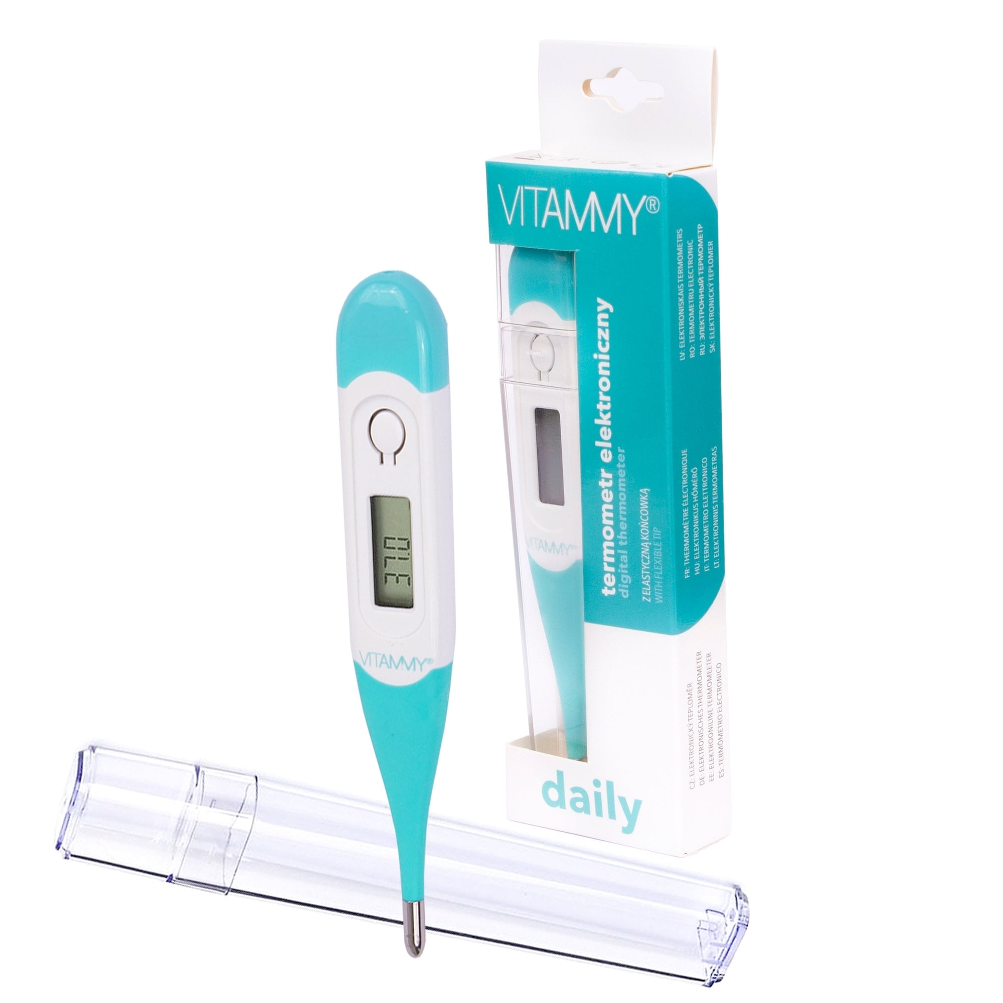 E-shop VITAMMY DAILY Digitálny teplomer, ohybná špička