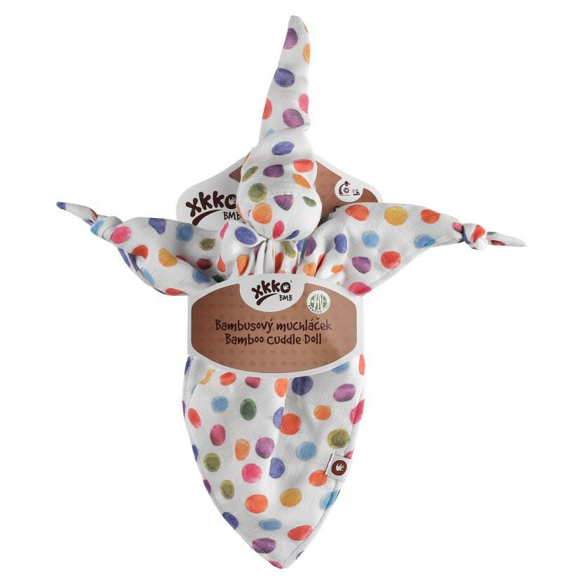 E-shop XKKO BMB Digi - Watercolour Polka Dots, Bambusový maznáčik