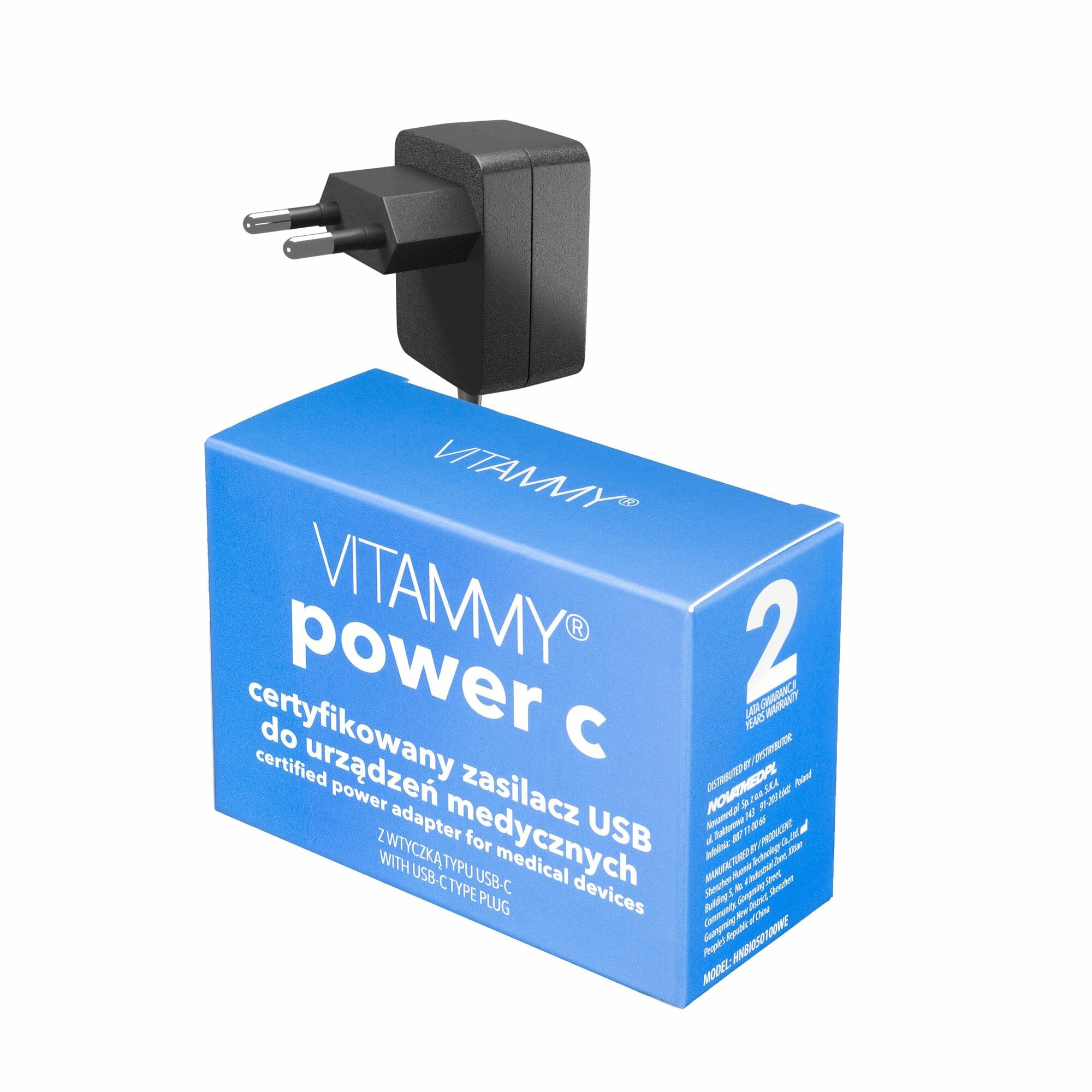E-shop VITAMMY Power C, Napájací zdroj USB C pre tlakomery NEXT 2/2 + 3 4/4 + 6, 7 a 8+
