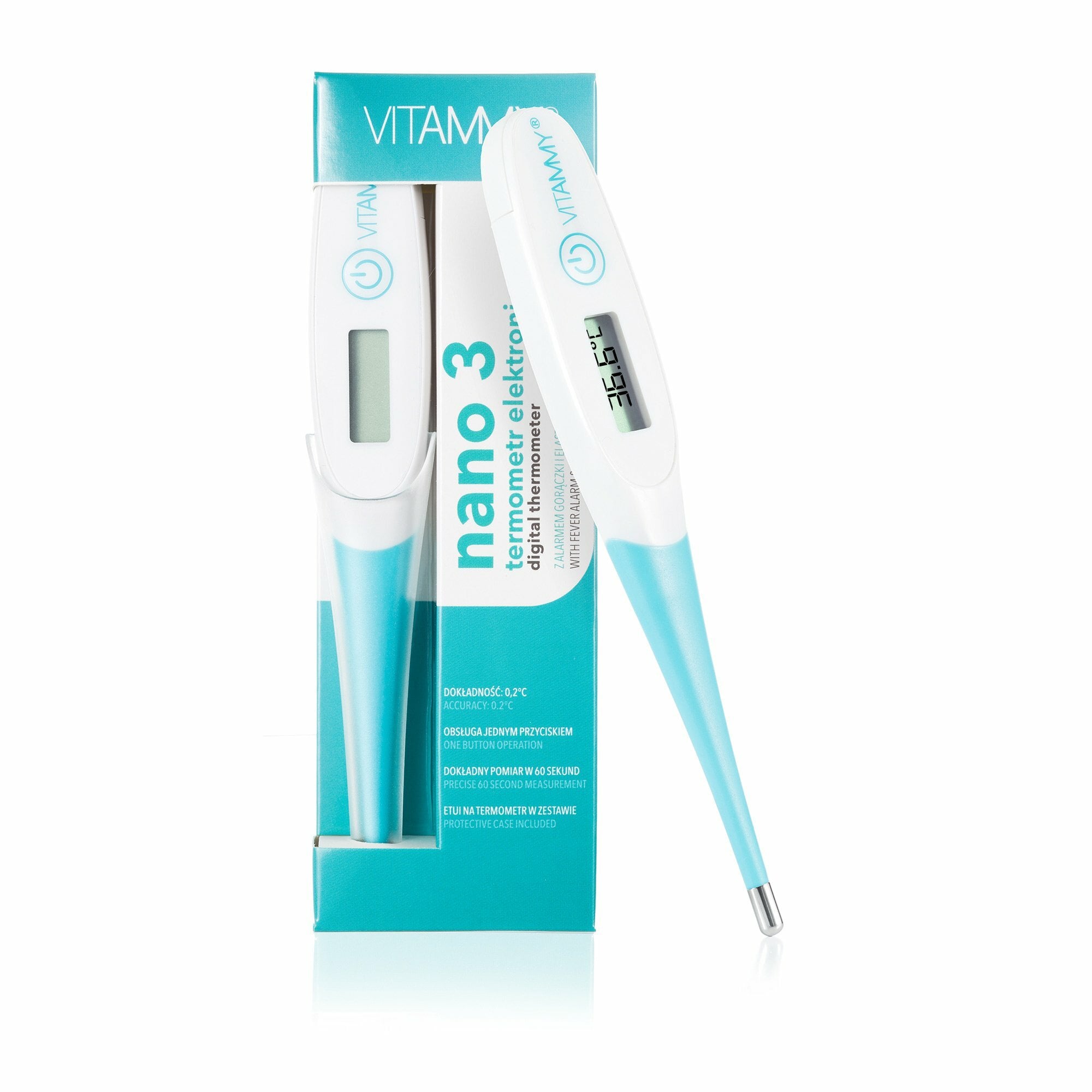 E-shop VITAMMY NANO 3 Digitálny teplomer novej generácie s flexibilnou špičkou
