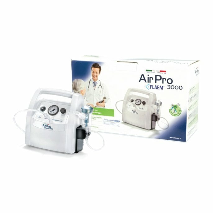 E-shop FLAEM FLAEM AIRPRO 3000 PLUS Profesionálny certifikovaný pneumatický piestový inhalátor