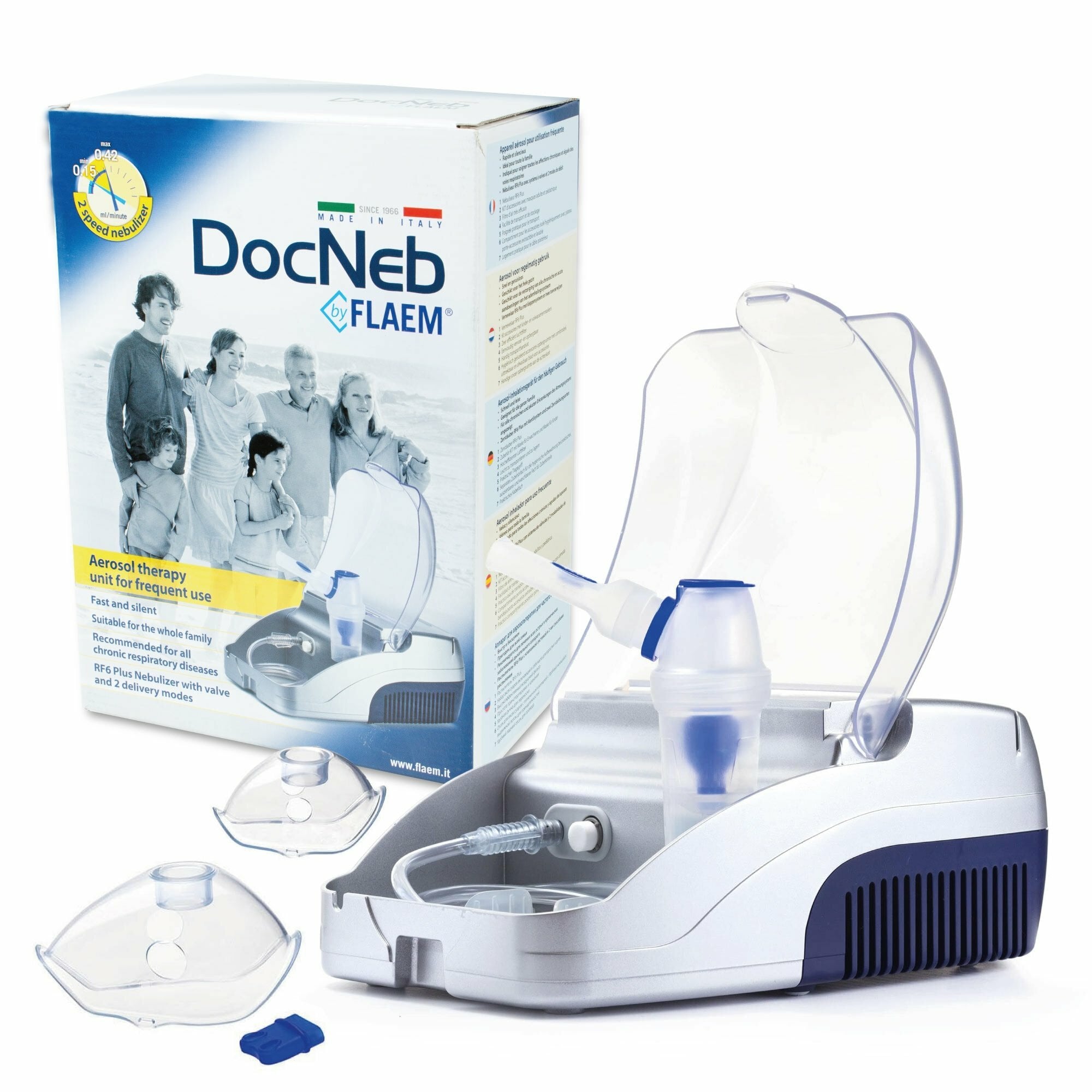 E-shop FLAEM DOCNEB Pneumatický piestový inhalátor