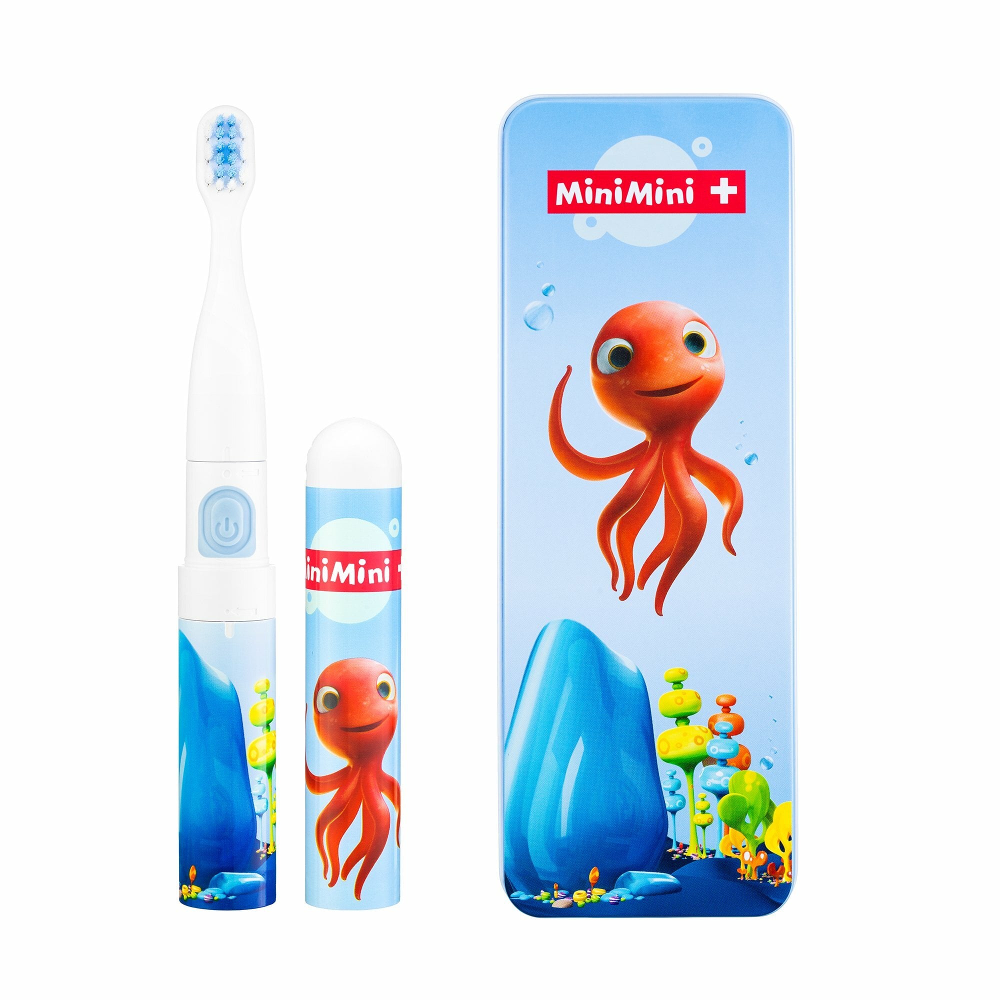 E-shop VITAMMY SMILE MiniMini+ Detská sonická zubná kefka, Lola Chobotnica, od 3 rokov