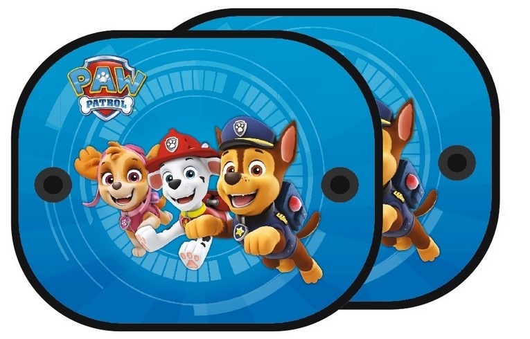 E-shop Nickelodeon Paw Patrol Slnečná clona do auta, modrá, 2ks, 3r+